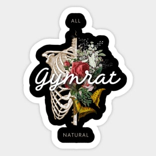 ribcage flower gymrat Sticker